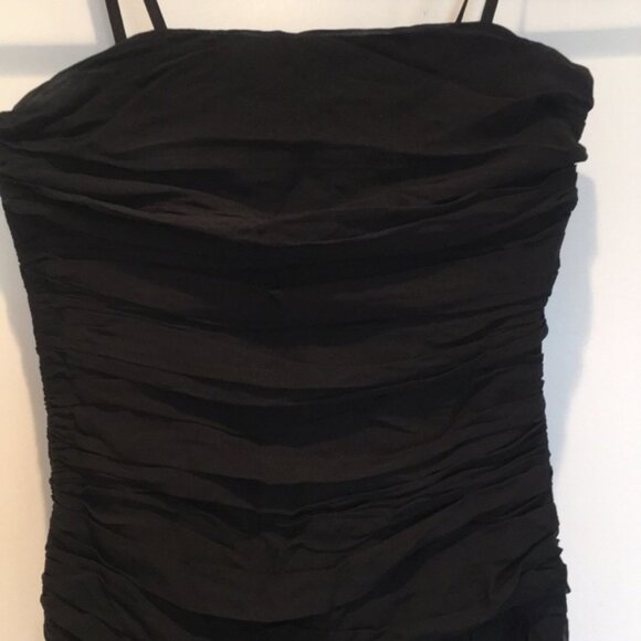 BCBG MaxAzria Silk Strapless Ombré Cocktail Dress - Size (s) 2 & 4 - Picture 2 of 8